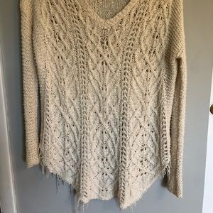 Free People Creme Sweater